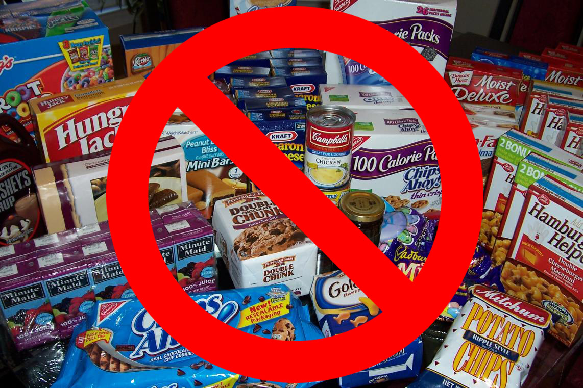 Refusing junk food